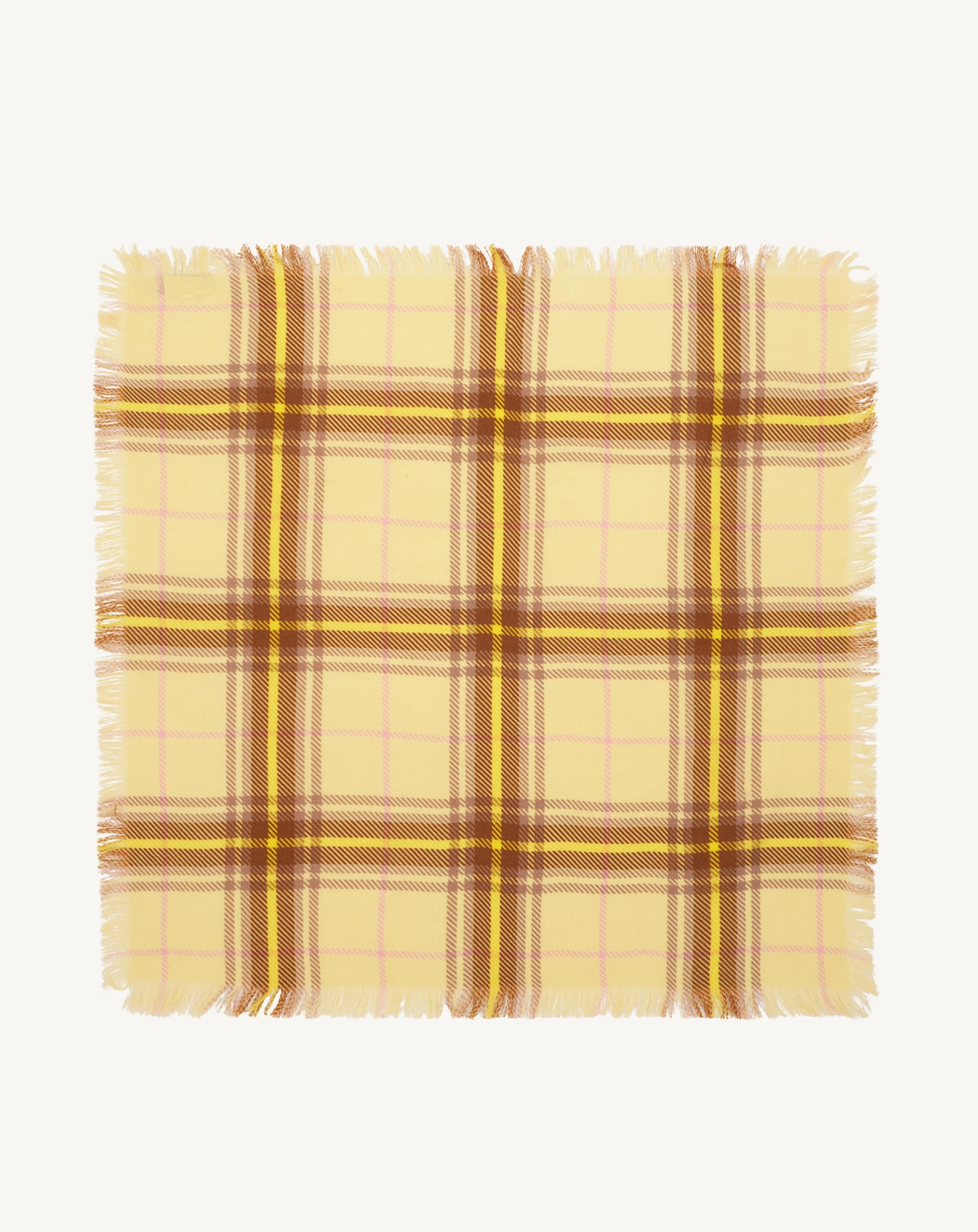 Mini carré imprimé tartan - Image 3