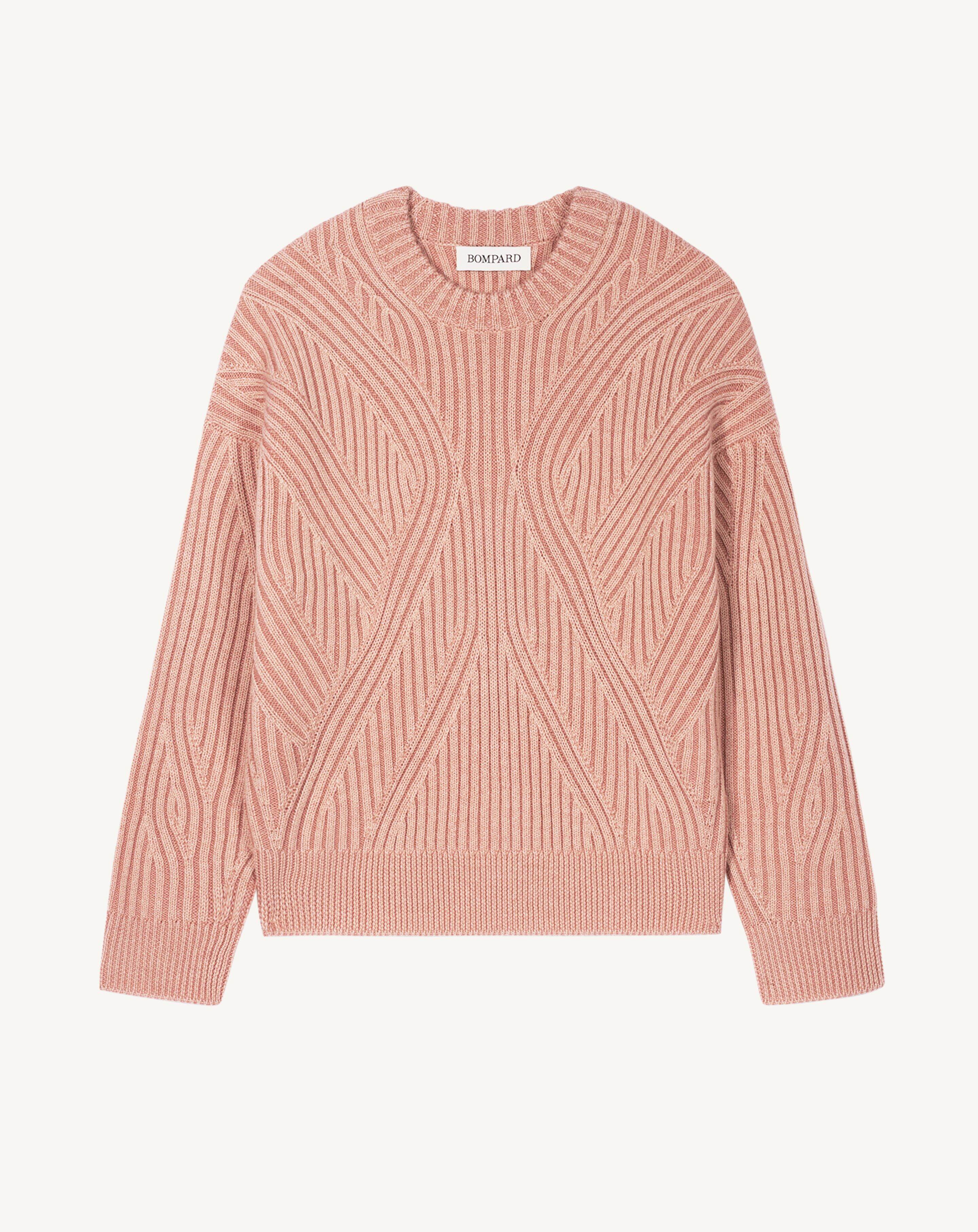 Pull col rond à côtes enfant